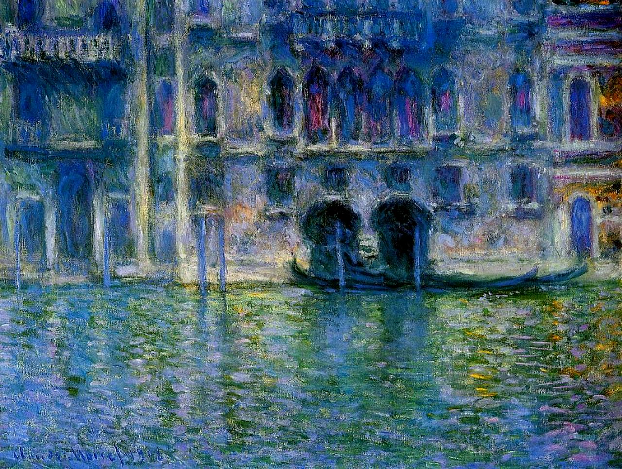 Palazzo da Mula at Venice by Claude Monet, 1908