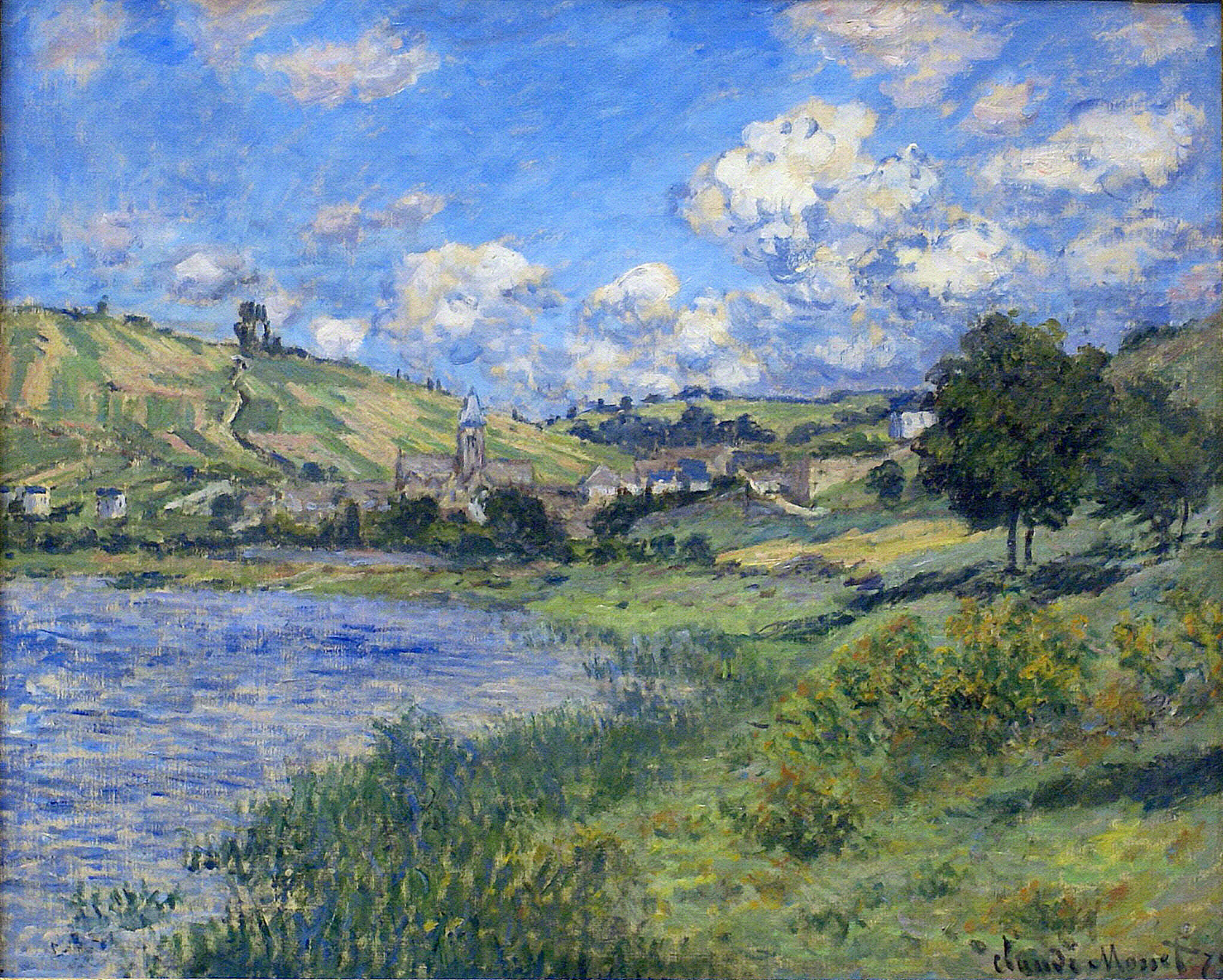 Vetheuil, Paysage by Claude Monet, 1879