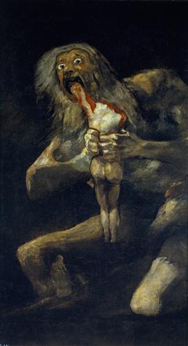 Saturn Devouring His Son - Francisco Goya