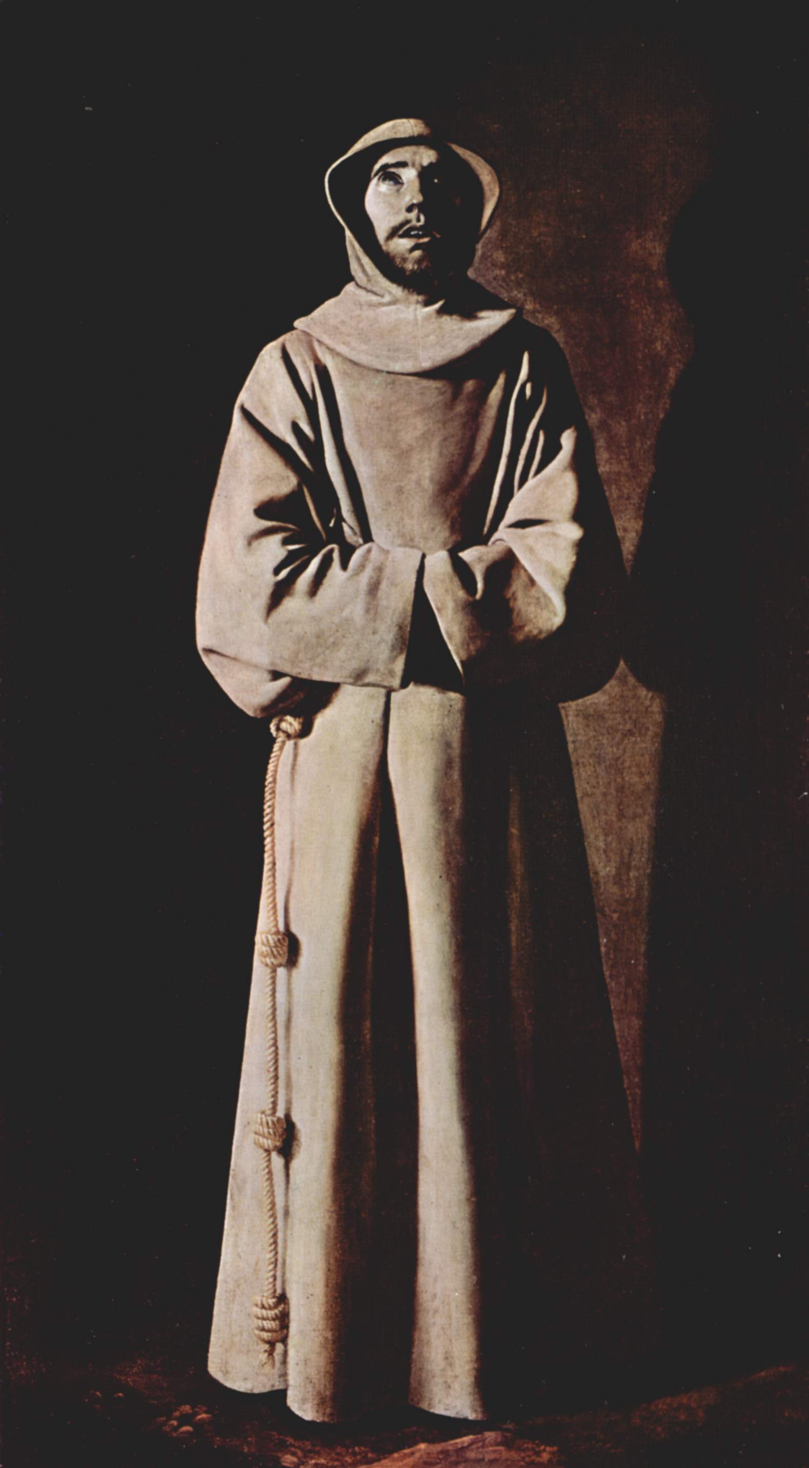 St. Francis - Francisco de Zurbaran - WikiArt.org - encyclopedia of
