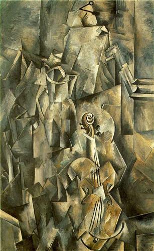Violin and pitcher - Georges Braque