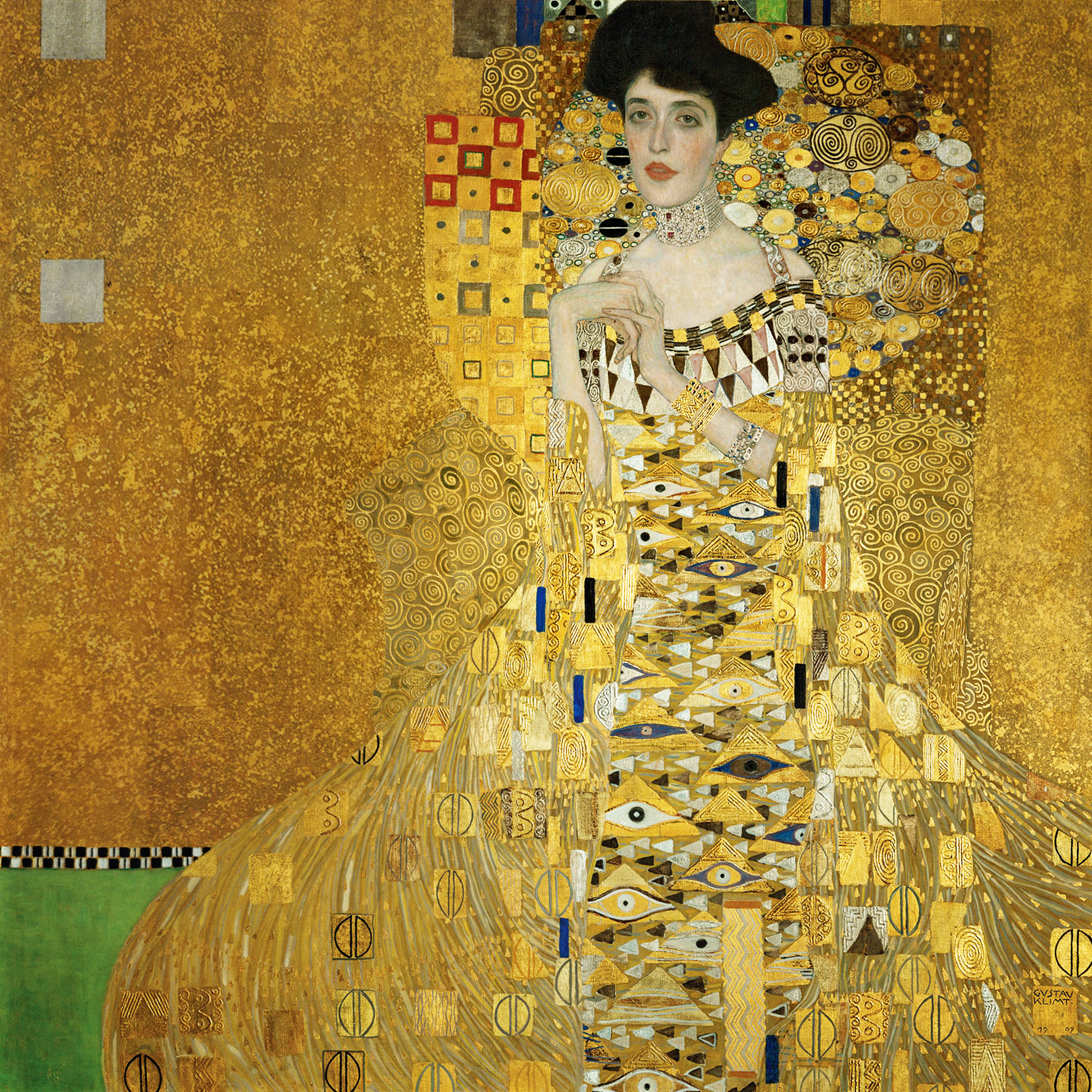 Portrait of Adele Bloch-Bauer I - Gustav Klimt - WikiPaintings.org