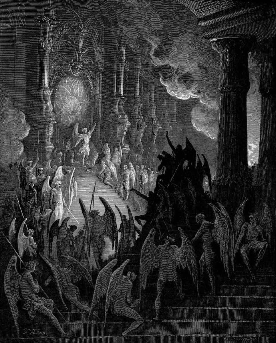 Satan in Council - Gustave Dore - WikiArt.org - encyclopedia of visual arts