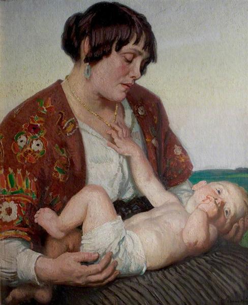 La maternidad - Laura Knight