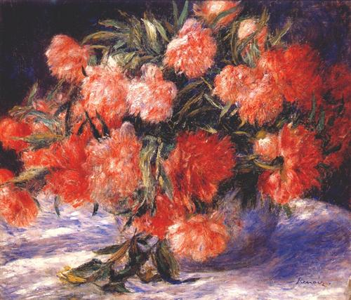 Peonies - Pierre-Auguste Renoir