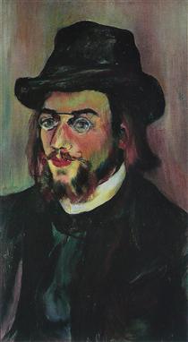Retrato de Erik Satie - Suzanne Valadon