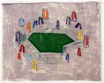 The Stadium (Pen/web) - Sharon Butler