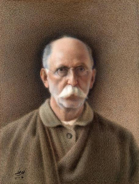 Self-Portrait - Kamal-ol-molk, 1917 - Kamal-ol-Molk
