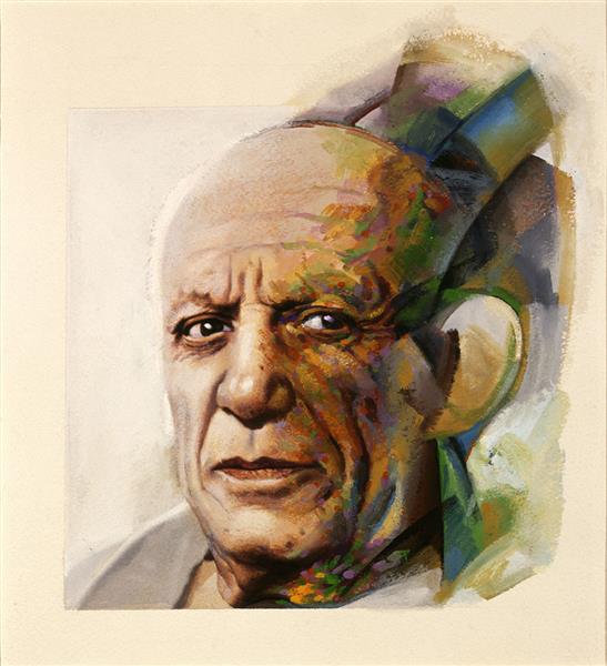 Cover Design for G. Stein's Picasso, 1983 - Aydin Aghdashloo