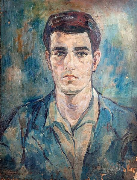 Self Portrait of Artist, 1960 - Aydin Aghdashloo