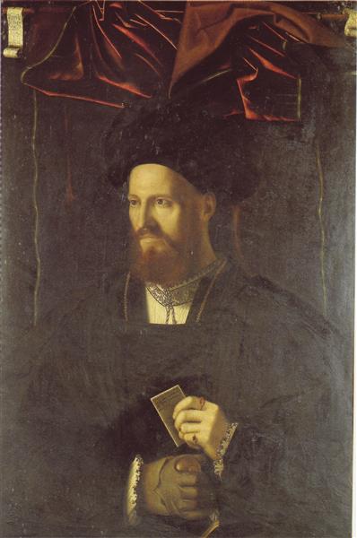 Portrait of Bernardino Da Lesmo, 1530 - Bartolomeo Veneto