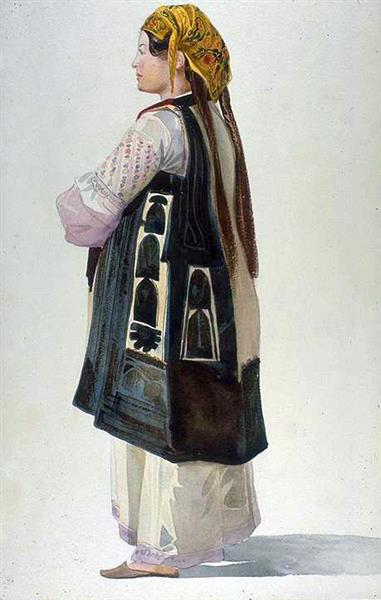 Albanian Peasant, 1834 - 1835 - Марк Габриэль Шарль Глейр