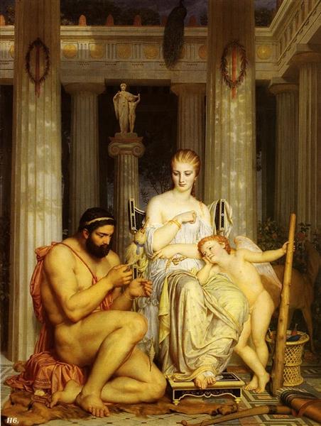 Hercules and Omphale, 1862 - Марк Габриэль Шарль Глейр