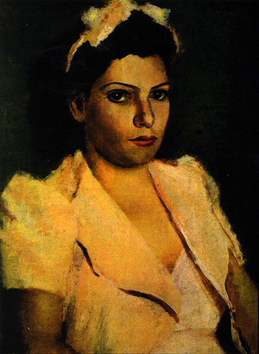 Lady with Hairband, 1946 - Mahmoud Saiid