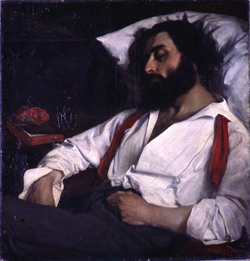 Sleeping Man, 1861 - Каролюс-Дюран