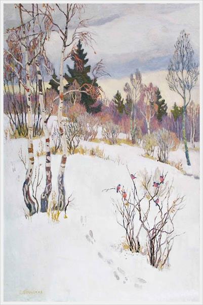 Winter Landscape, 1984 - Tatiana Yablonskaya