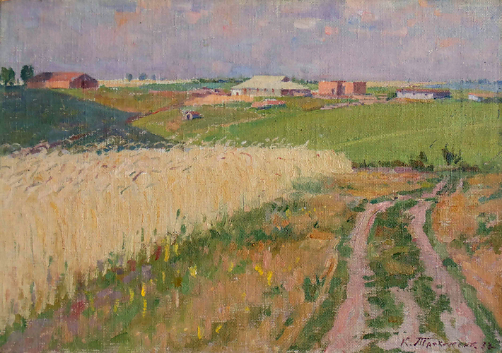 Village Landscape, 1957 - Karpo Trokhymenko