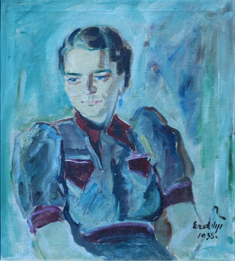 Female Portrait - Adalbert Erdeli