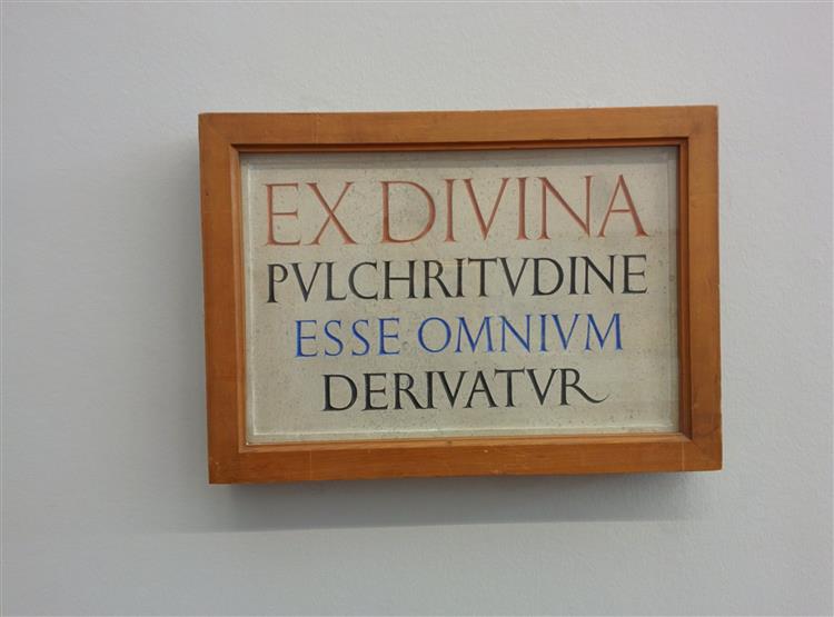 Ex Divina Pulchritudine, 1926 - Eric Gill