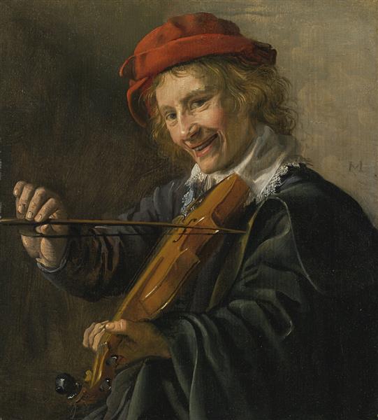 An Interior with a Violinist, c.1632 - Ян Минсе Моленар