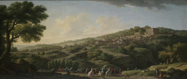 Villa at Caprarola, 1746 - 克劳德·约瑟夫·韦尔内