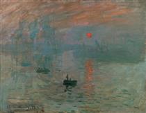 Impressão, nascer do sol - Claude Monet