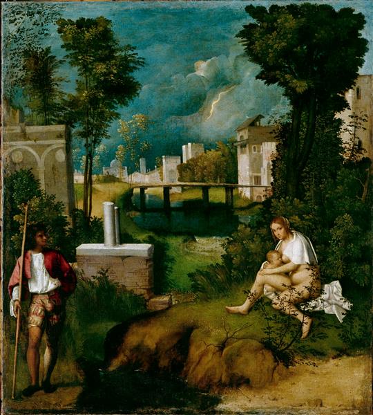 Das Gewitter, c.1506 - c.1508 - Giorgione
