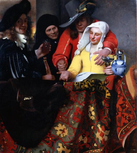 The Procuress, 1656 - Johannes Vermeer
