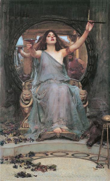 Circe Offering the Cup to Ulysses, 1891 - John William Waterhouse