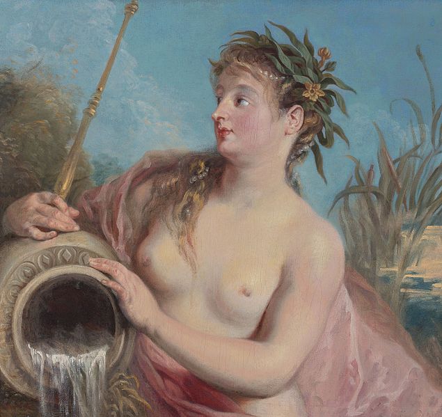 Quellnymphe, 1708 - Antoine Watteau