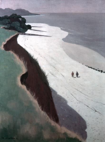 The Cliff and the White Shore, 1913 - Félix Vallotton