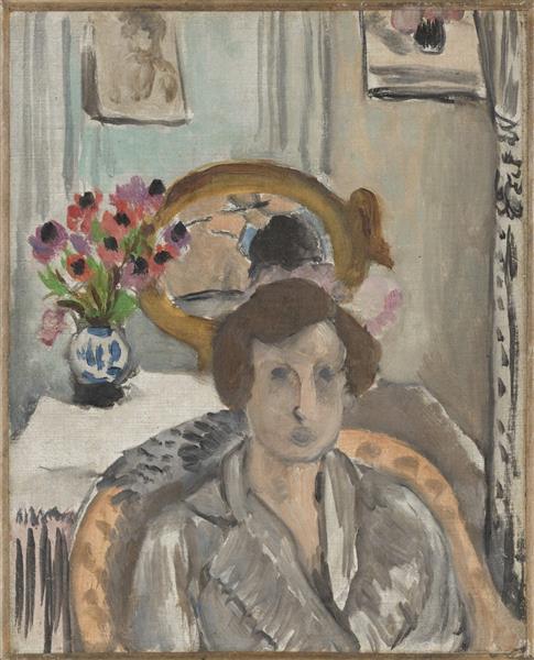 Woman with Anemones, 1919 - Анри Матисс
