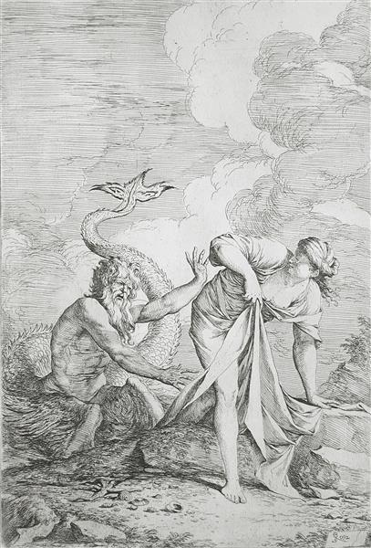 Glaucus and Scylla, 1661 - Сальватор Роза