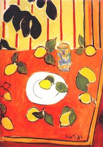 Black Philodendron and Lemons - Henri Matisse