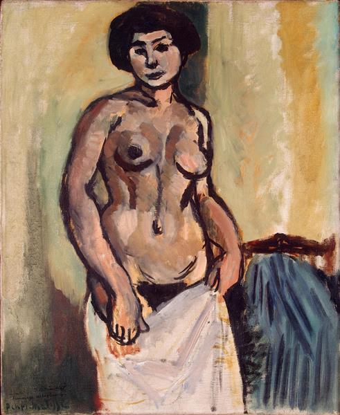 Nude, Study, 1908 - 馬蒂斯
