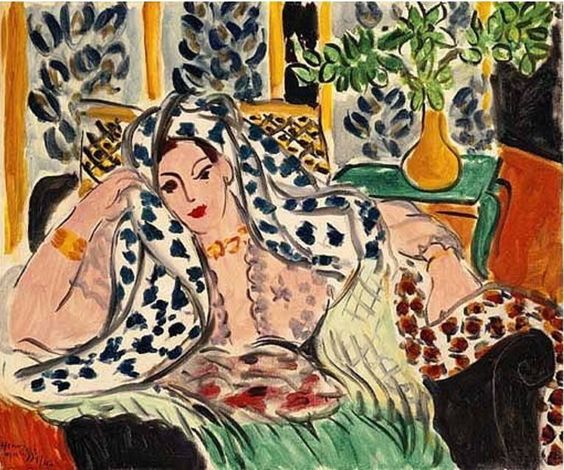 Odalisque with Black Armchair, 1942 - Henri Matisse