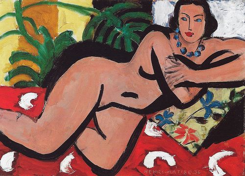 Reclining Nude With Blue Eyes 1936 Henri Matisse WikiArt Org