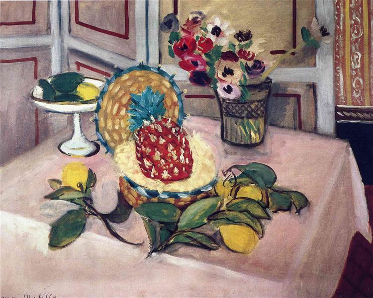 Still Life with Pineapples, 1940 - Henri Matisse