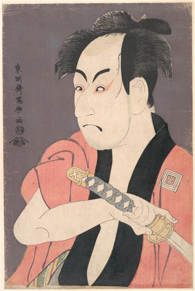Ichikawa Omezō I in the Role of Yakko Ippei from the Play Koinyōbō Somewake Tazuna, 1794 - 東洲齋寫樂