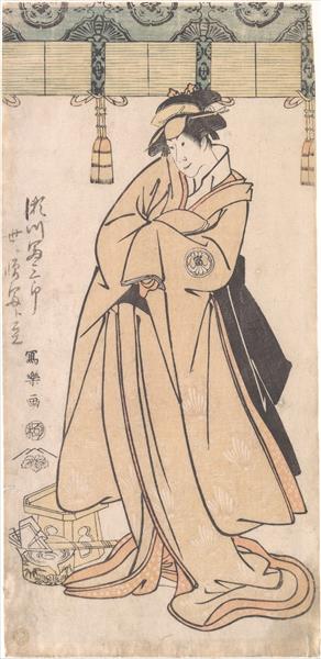 The Actor Segawa Tomisaburo II as the Otomos' Maid Wakakusa, Actually Prince Korehito - 東洲齋寫樂
