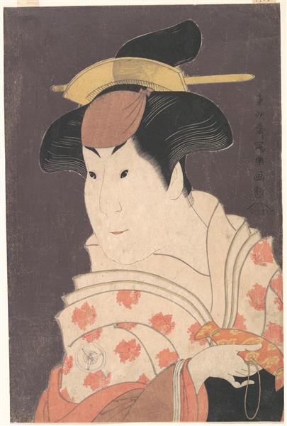 Iwai Hanshirō IV as Shigenoi in the Play "Koinyōbō Somewake Tazuna", 1794 - 東洲齋寫樂