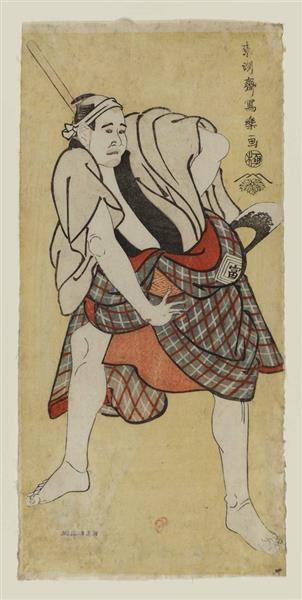 Ichikawa Tomiemon as Inokuma Monbei, 1795 - Tōshūsai Sharaku