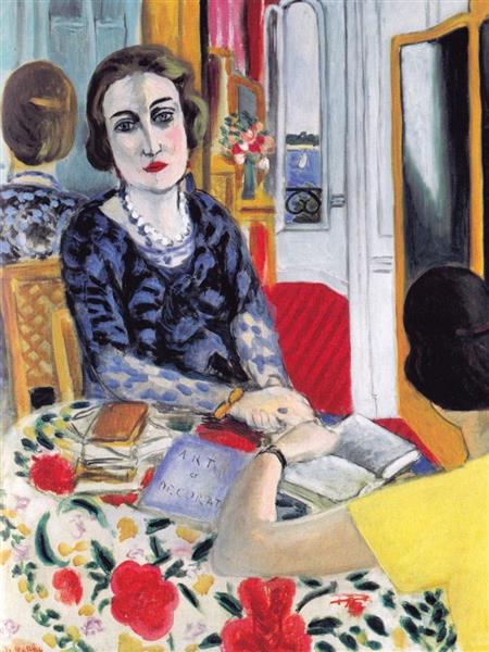 Portrait of Barones Gourgaud, 1924 - Henri Matisse