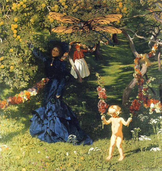 Strange Garden, 1902 - 1903 - Юзеф Мехоффер
