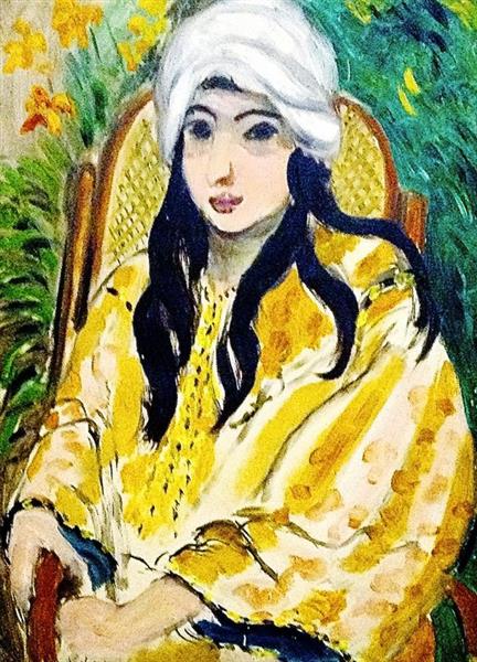 Lorette in a Turban, 1917 - Henri Matisse