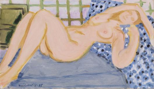 Nude on a Blue Couch, 1935 - Анри Матисс