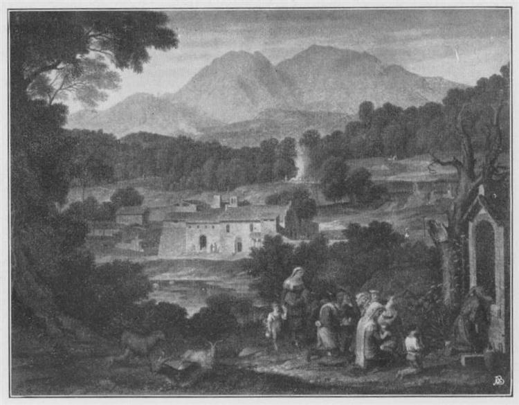 Kloster S. Francesco Di Civitella Im Sabinergebirge, 1814 - Йозеф Антон Кох