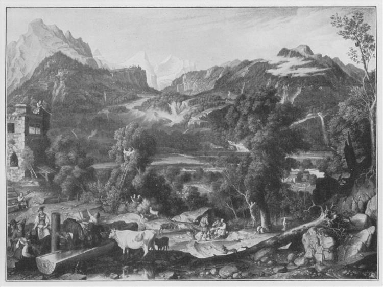 Berner Oberland, 1817 - Joseph Anton Koch