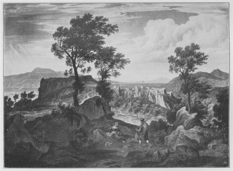 Die Serpentara Bei Olevano, 1820 - Йозеф Антон Кох