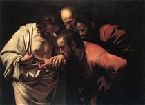 Der ungläubige Thomas - Michelangelo Merisi da Caravaggio